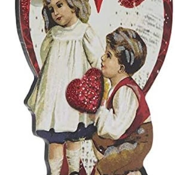 Be My Valentine Vintage Wood Decor Home Decoration Keepsake Gift - Picture 3 of 4